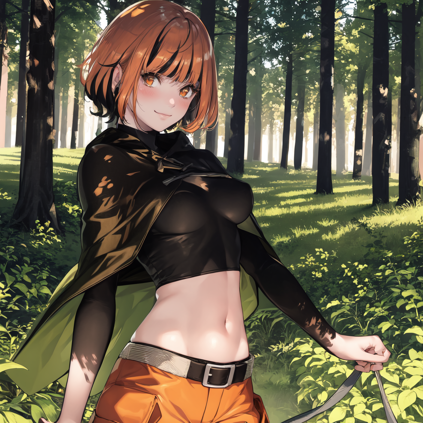 47503-784845942-masterpiece illustration 8k realistic shadows volumetric lighting cute ambient lighting colorful cowboy shot short hair.png